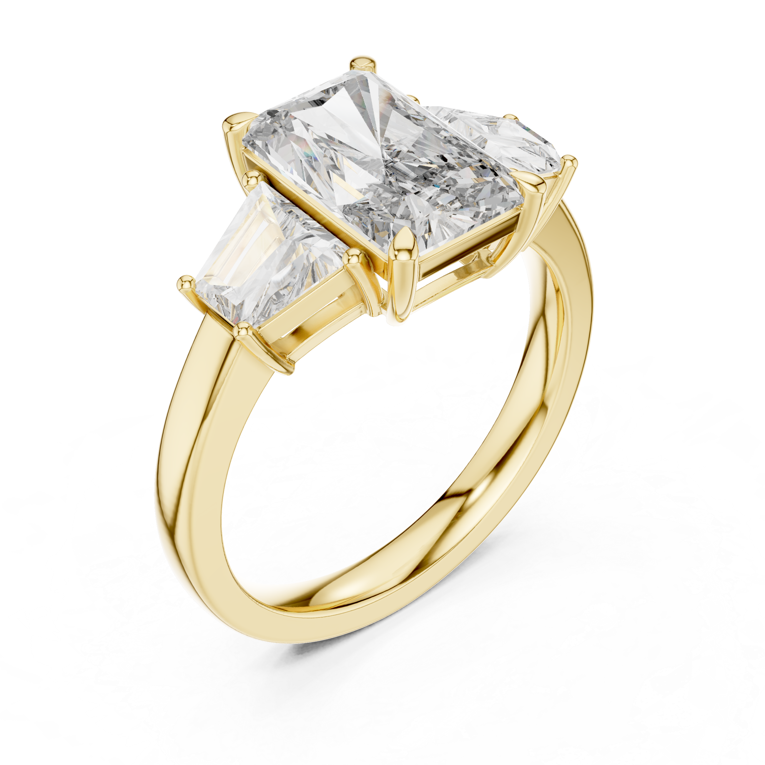 Twilight Sky lab grown diamond ring