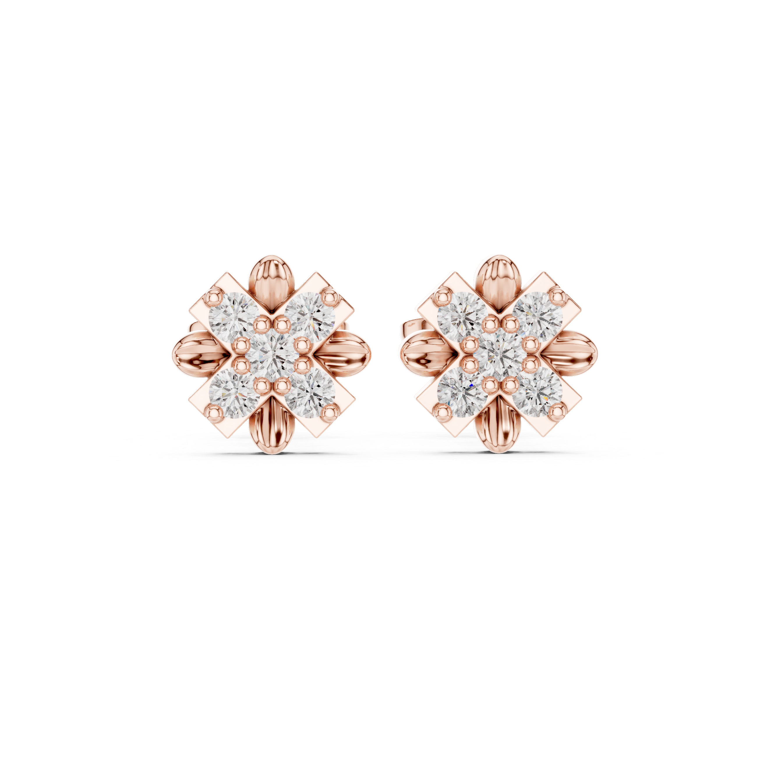 Night Fall lab grown diamond earring design