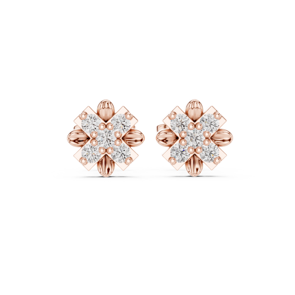 Night Fall lab grown diamond earring design