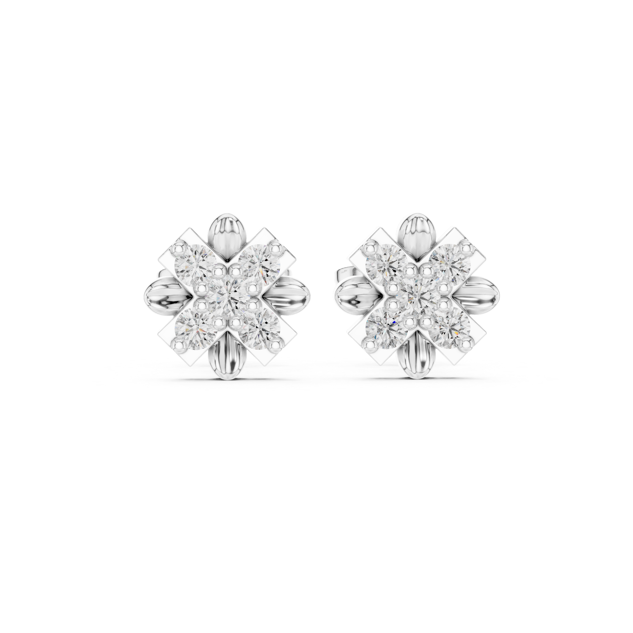 Night Fall lab grown diamond earring design