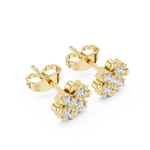 Night Fall lab grown diamond earring design