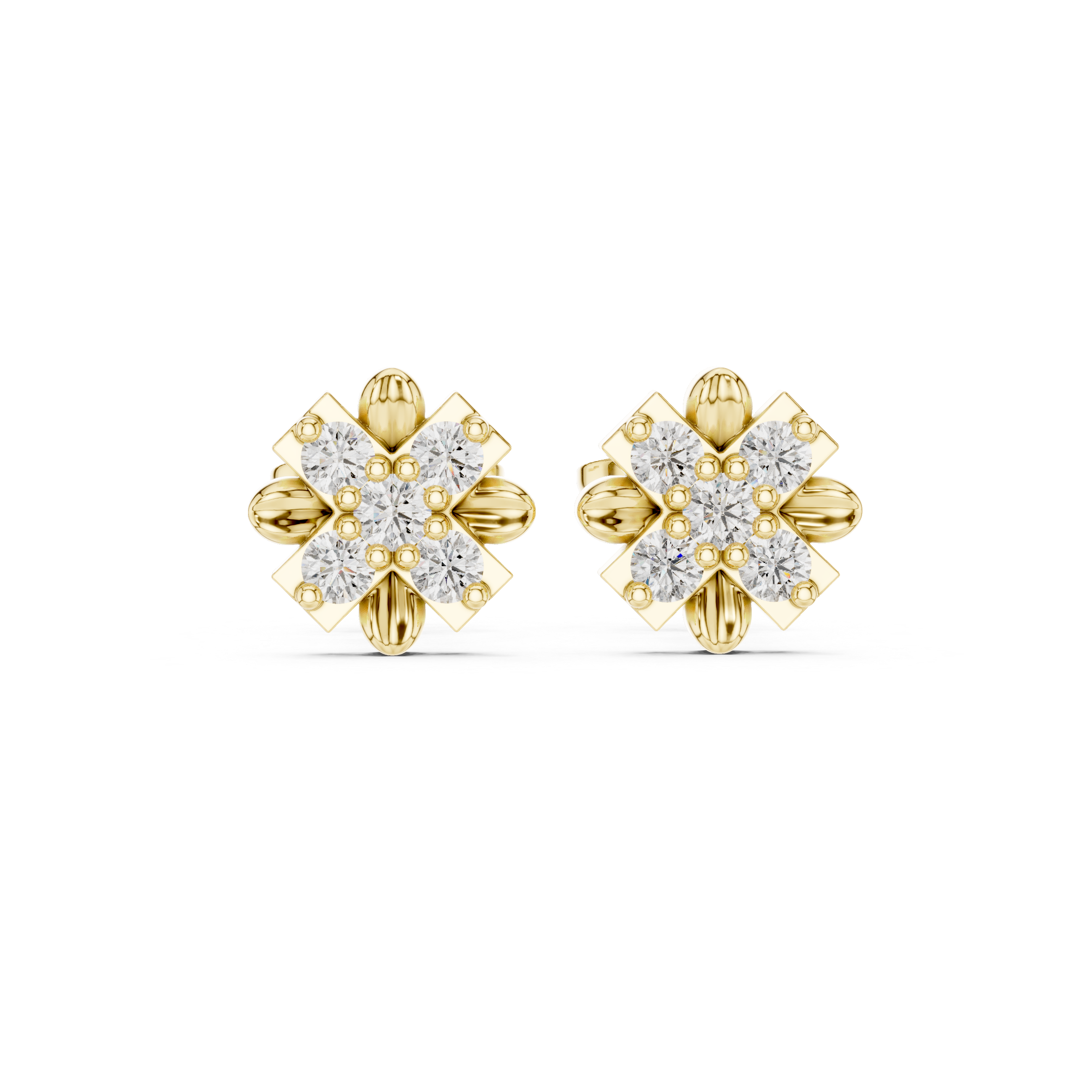 Night Fall lab grown diamond earring design