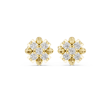 Night Fall lab grown diamond earring design
