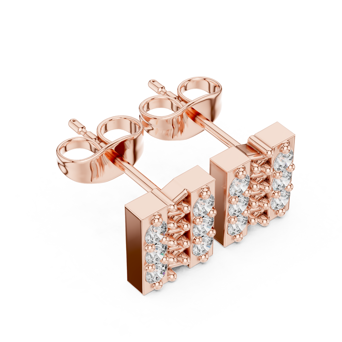 Elite Rank lab grown diamond earring design