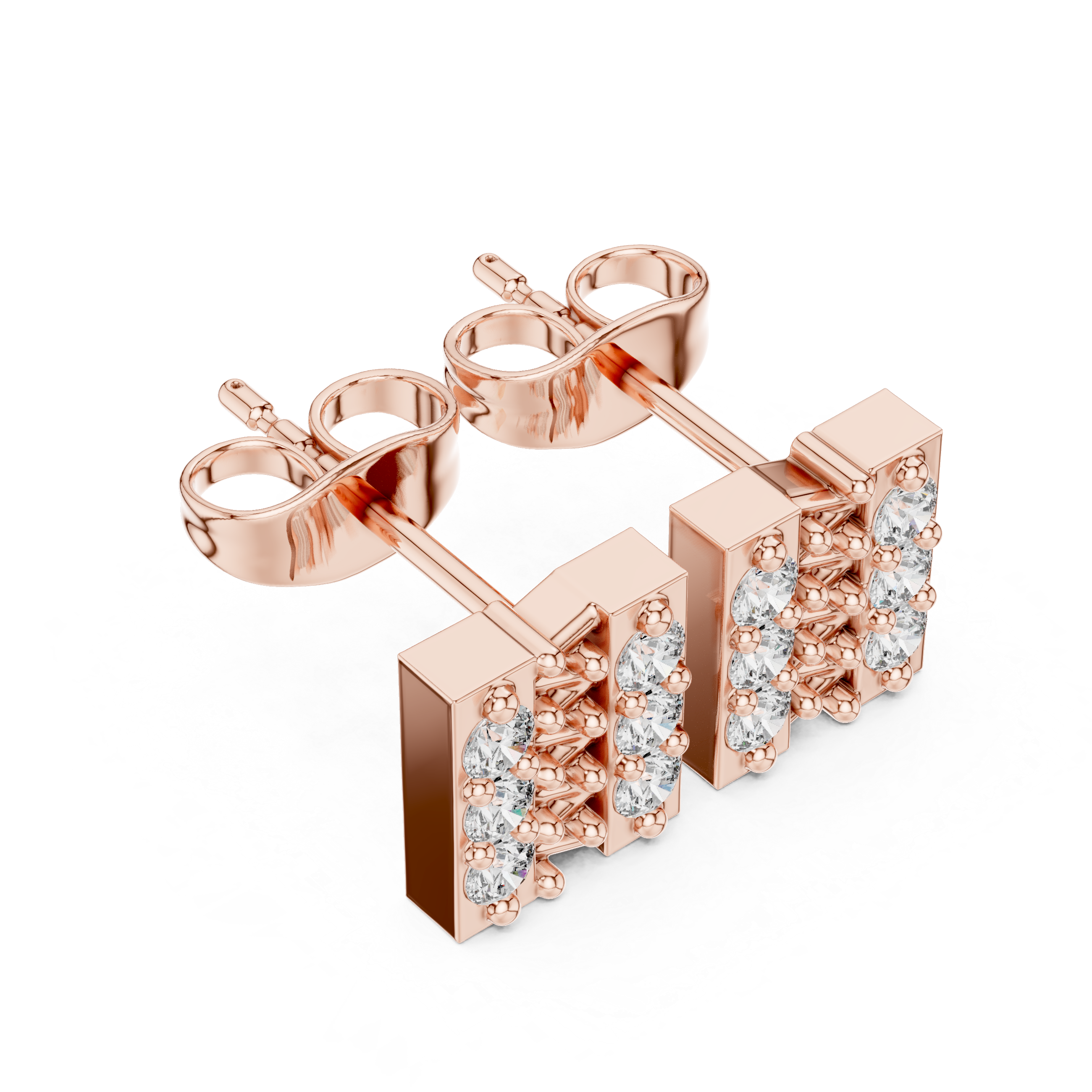 Elite Rank lab grown diamond earring design