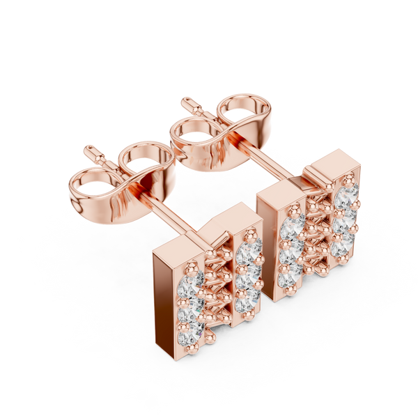 Elite Rank lab grown diamond earring design