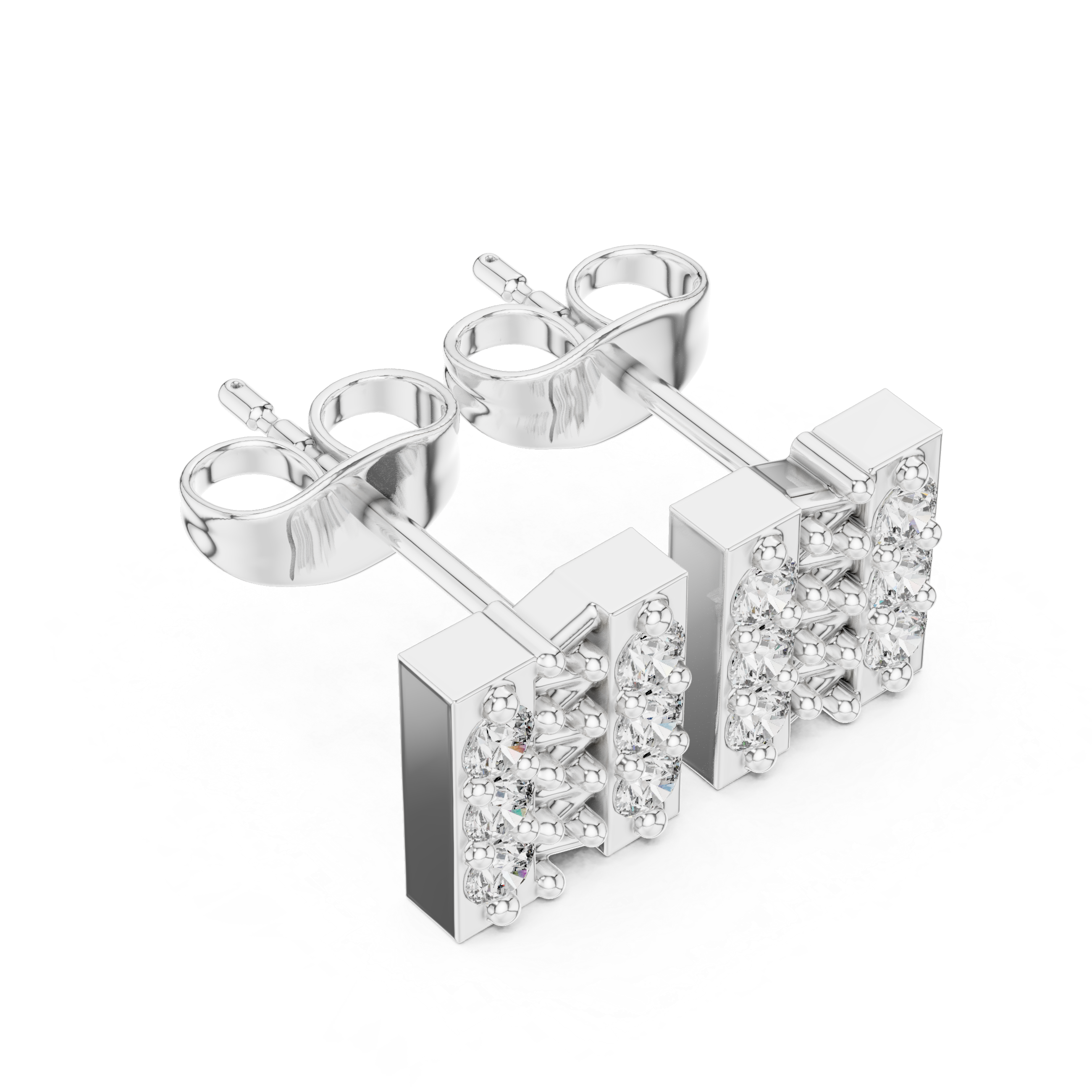 Elite Rank lab grown diamond earring design