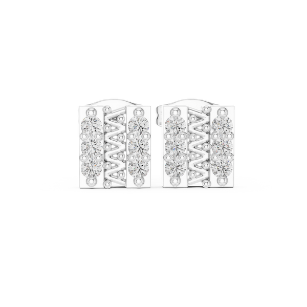 Elite Rank lab grown diamond earring design