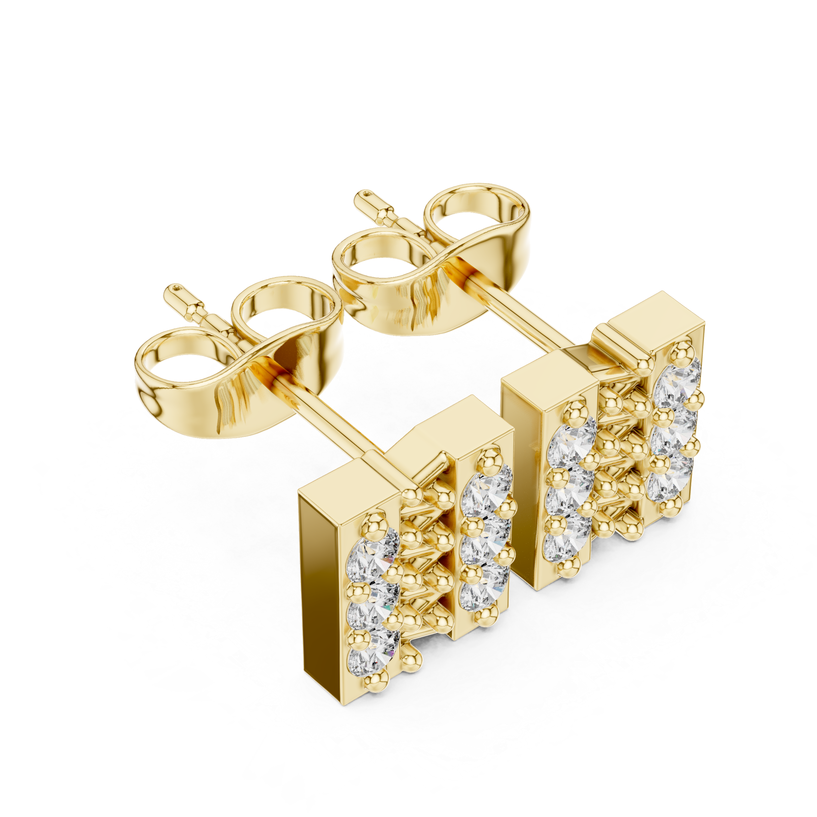 Elite Rank lab grown diamond earring design