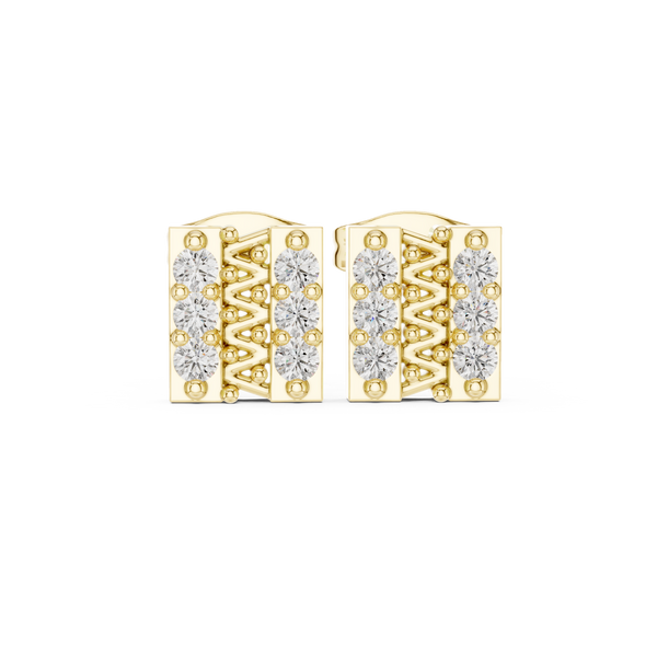 Elite Rank lab grown diamond earring design