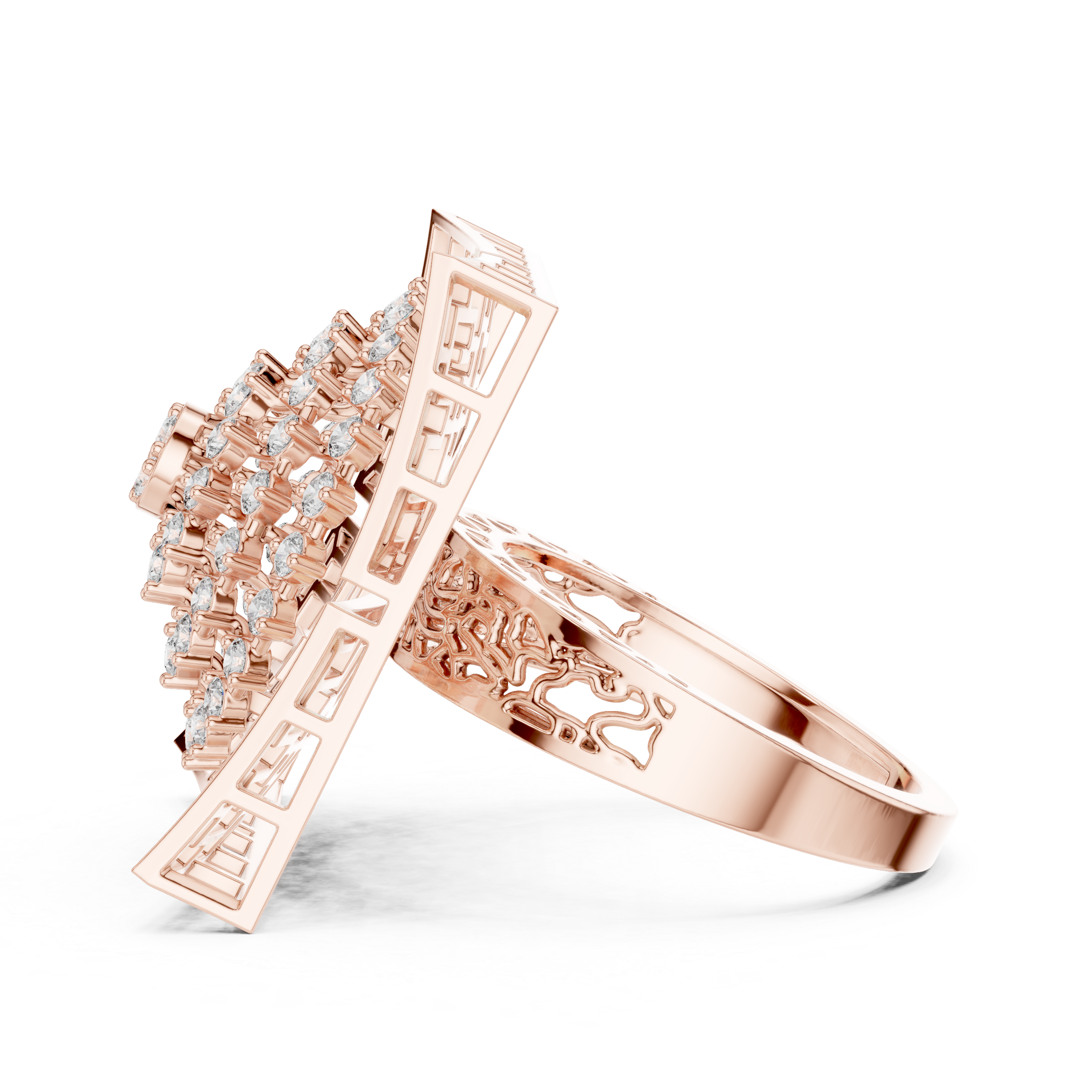 Symphony Tune lab grown diamond ring