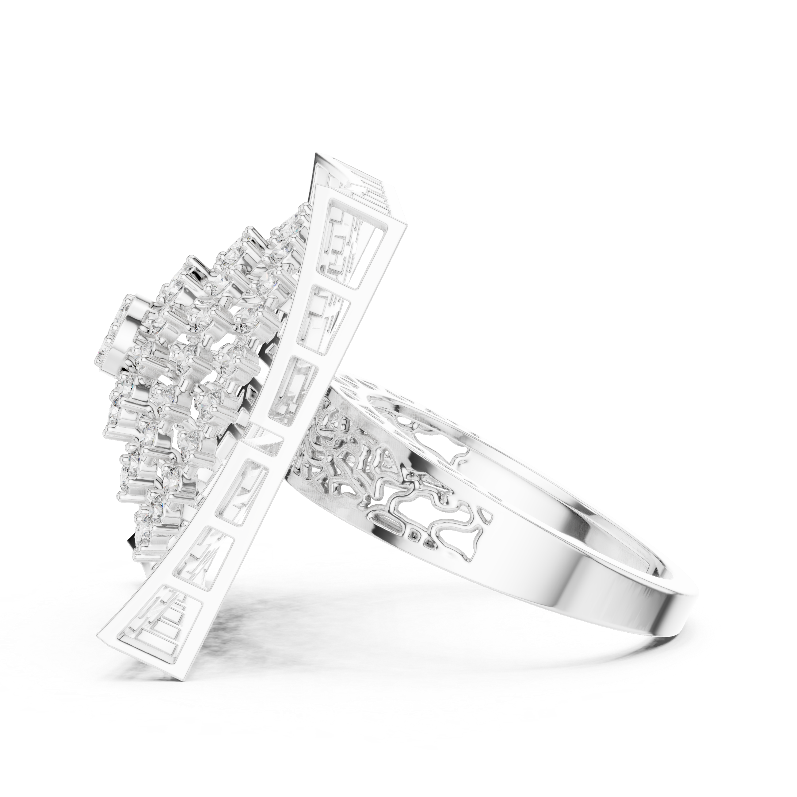 Symphony Tune lab grown diamond ring