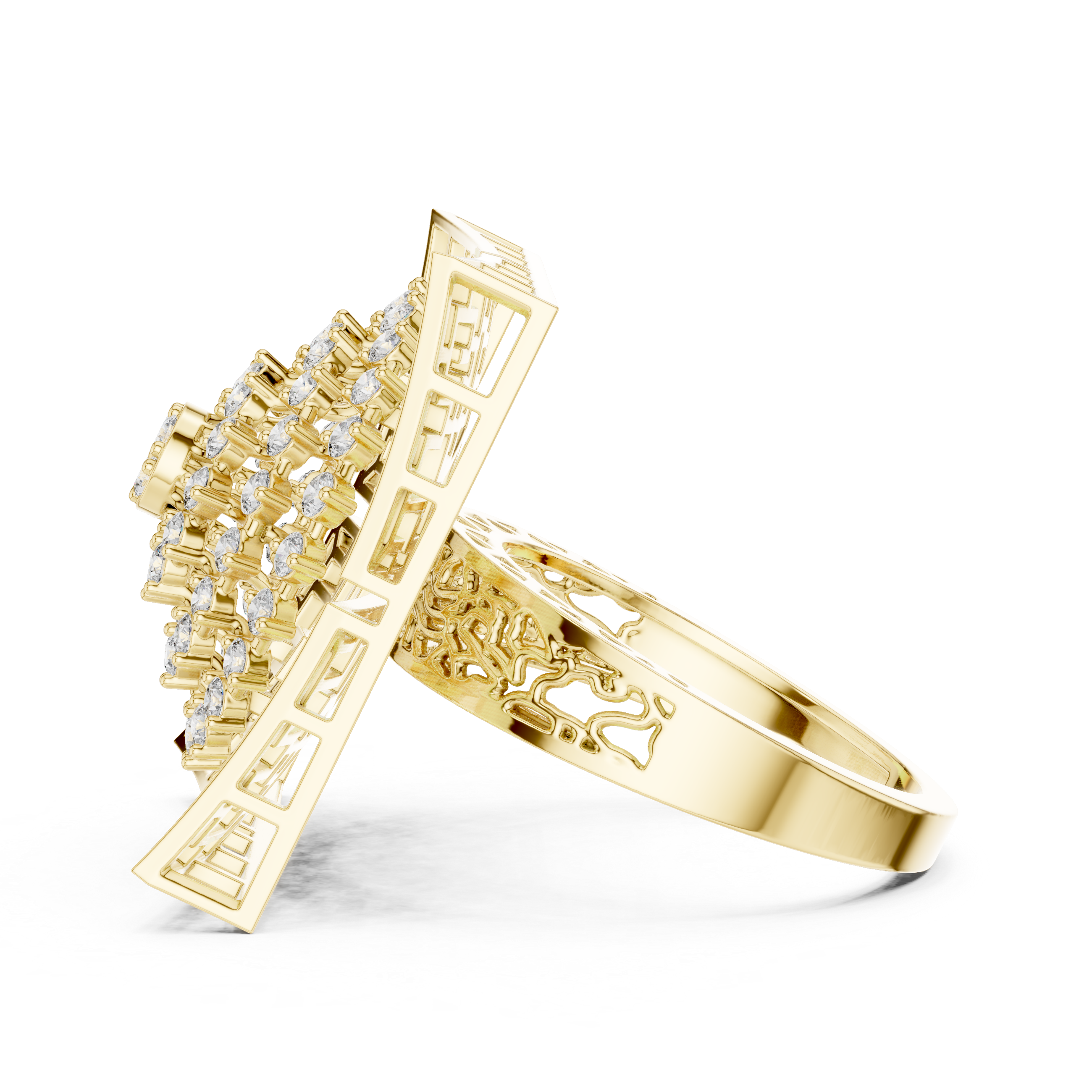Symphony Tune lab grown diamond ring