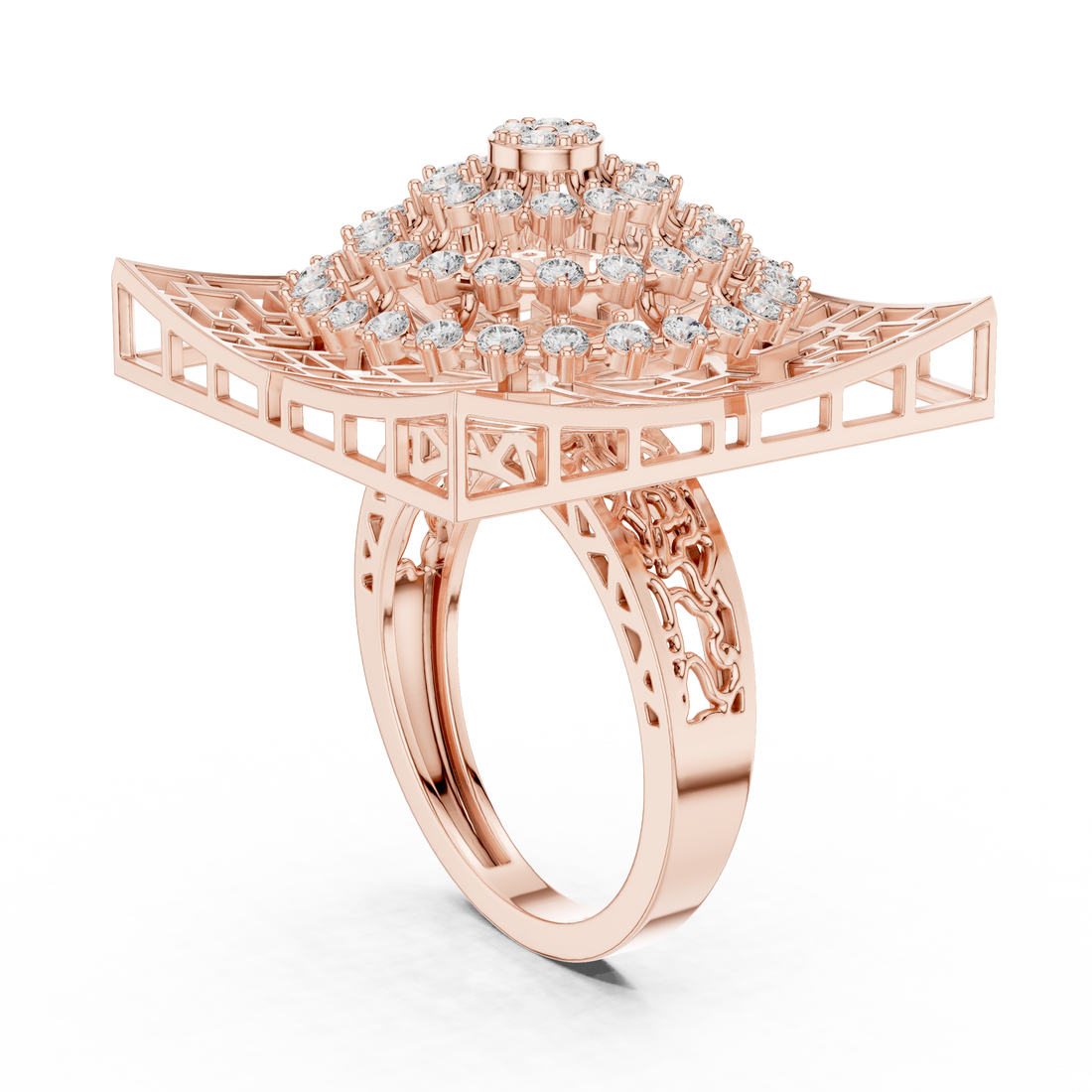 Symphony Tune lab grown diamond ring
