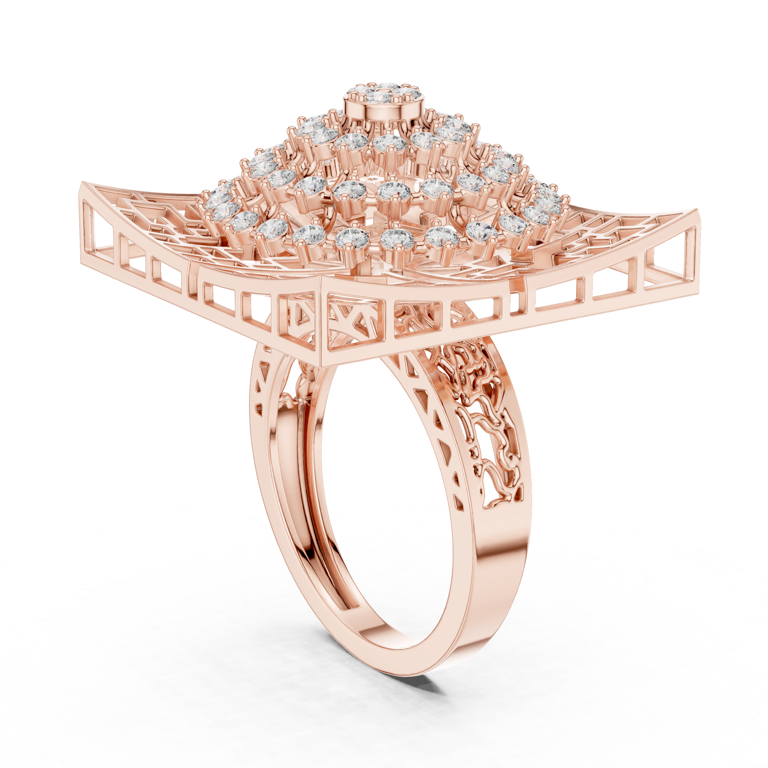 Symphony Tune lab grown diamond ring