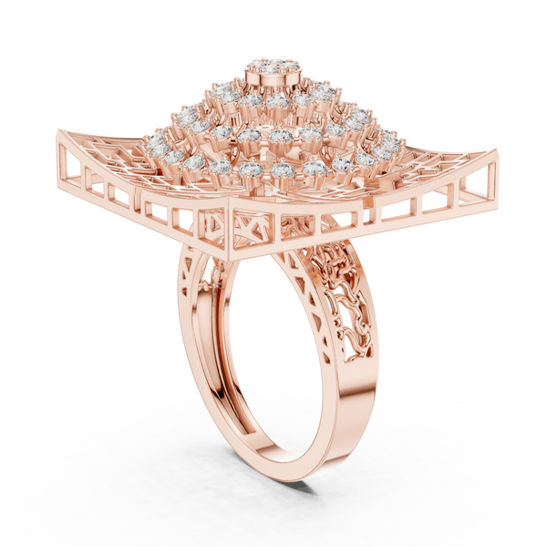 Symphony Tune lab grown diamond ring