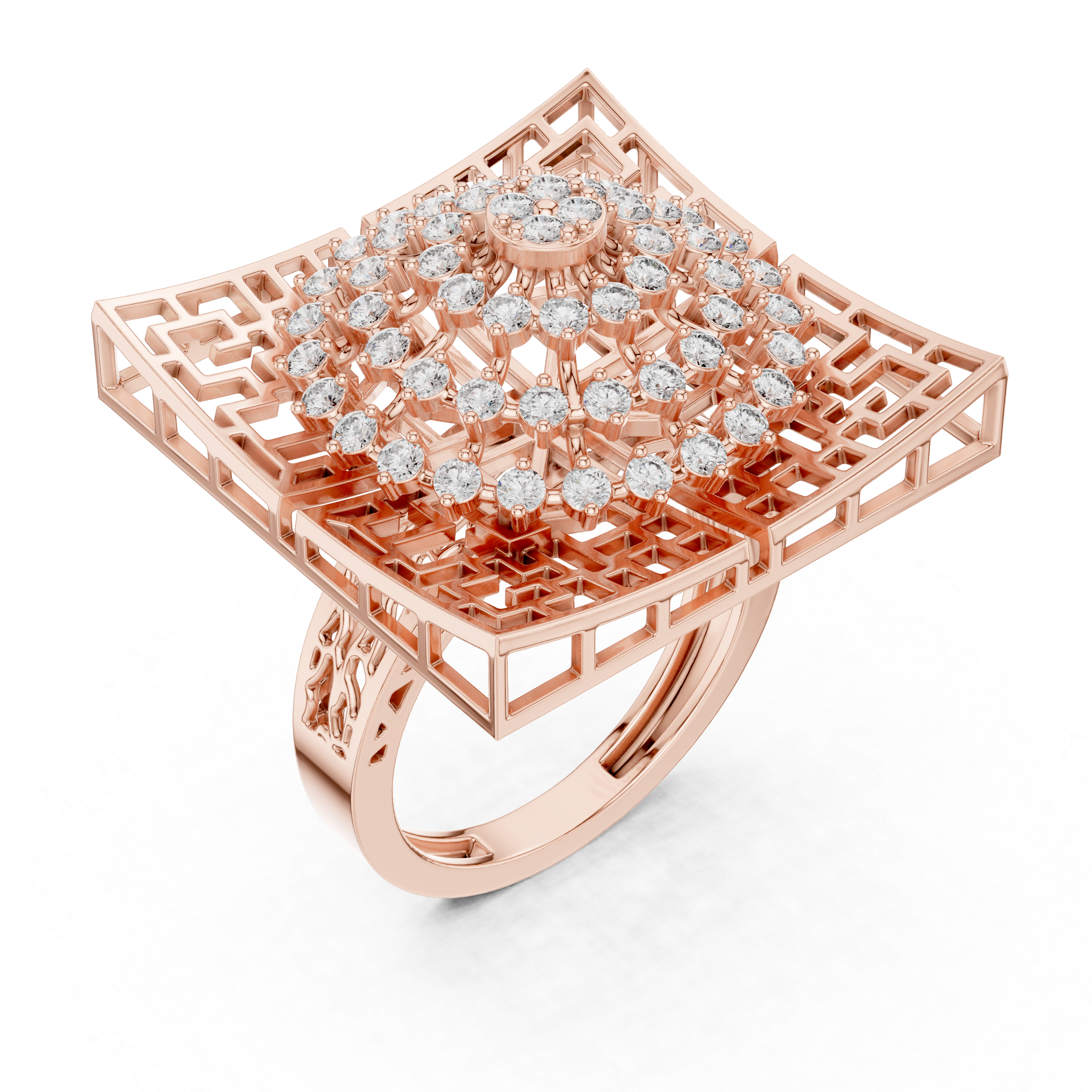 Symphony Tune lab grown diamond ring