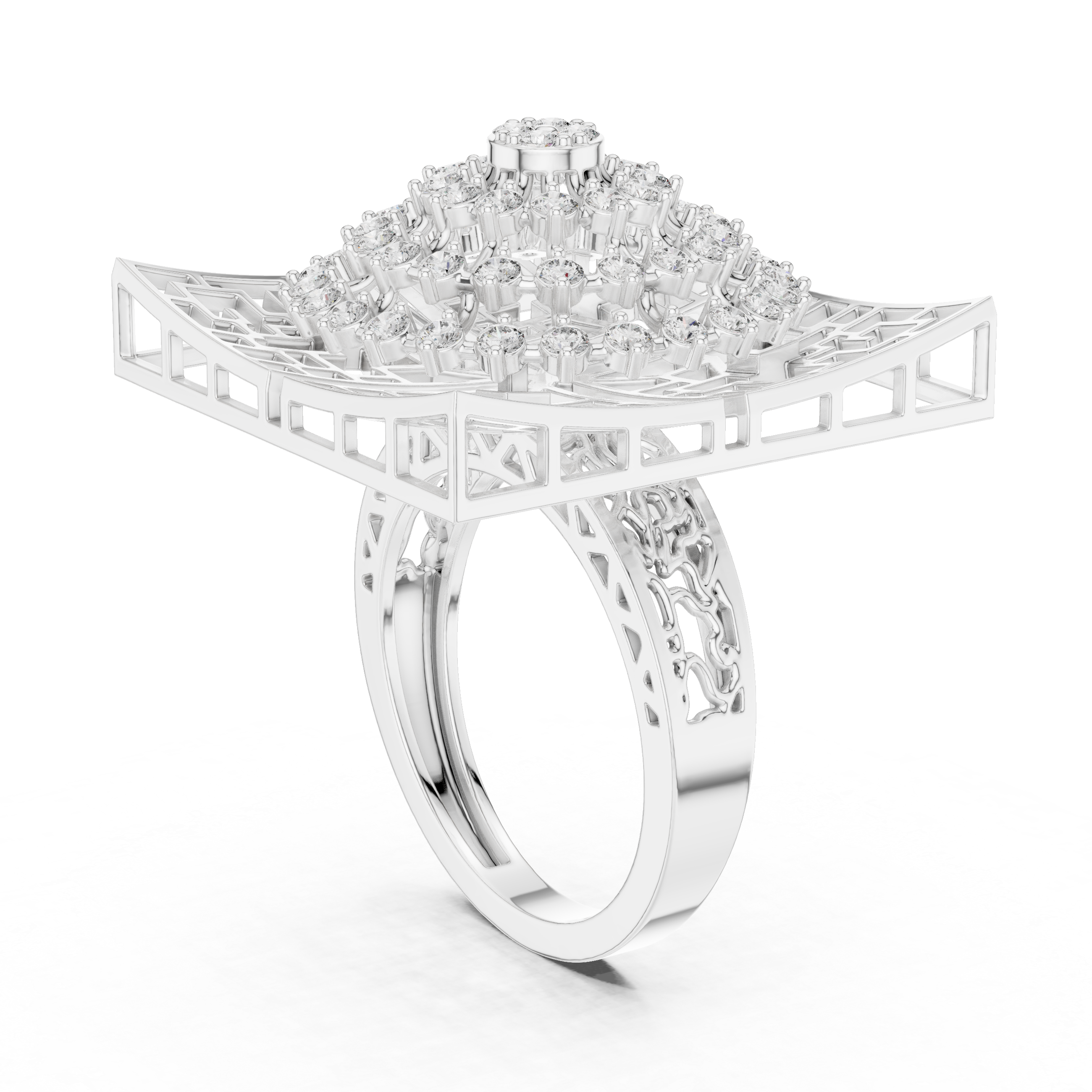 Symphony Tune lab grown diamond ring