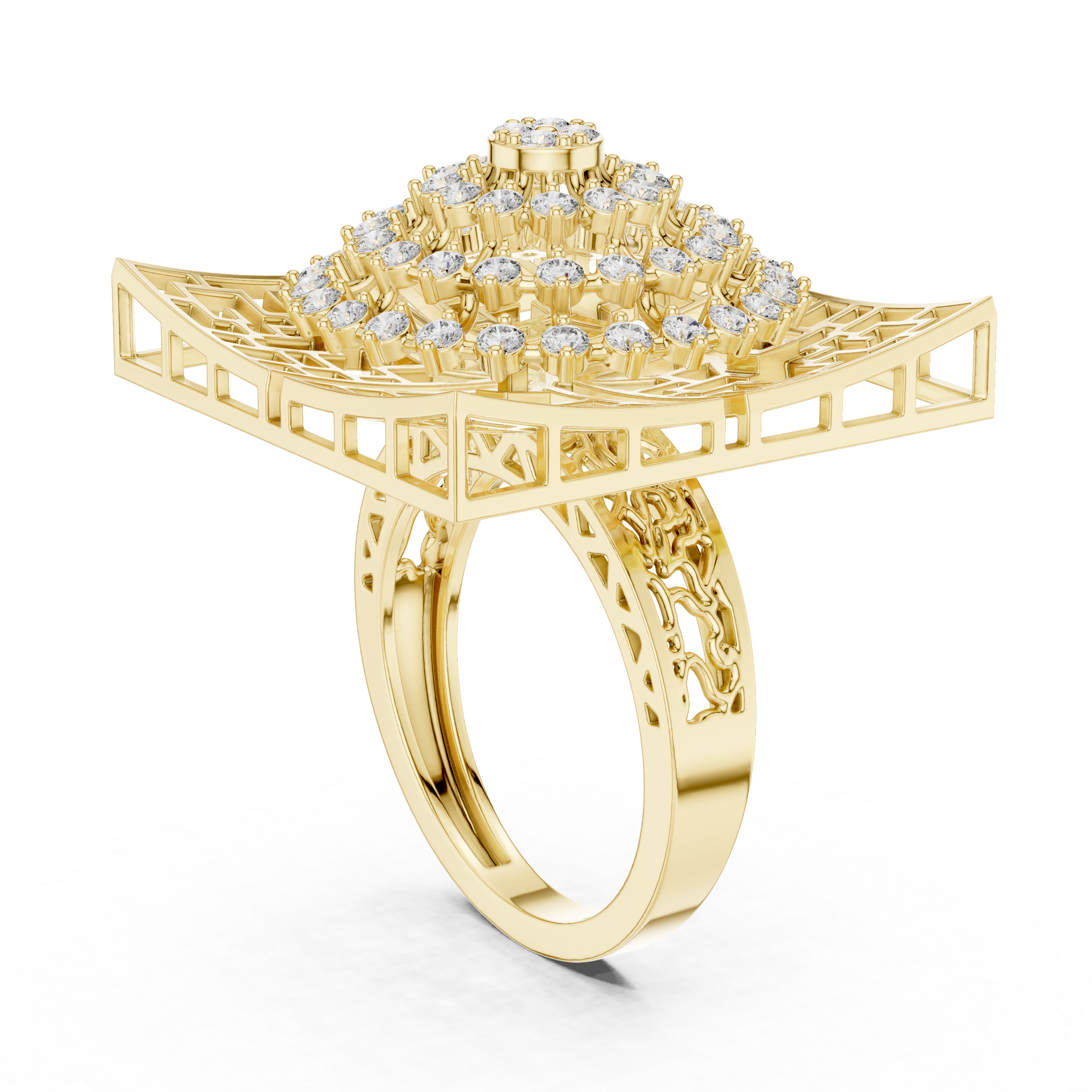 Symphony Tune lab grown diamond ring