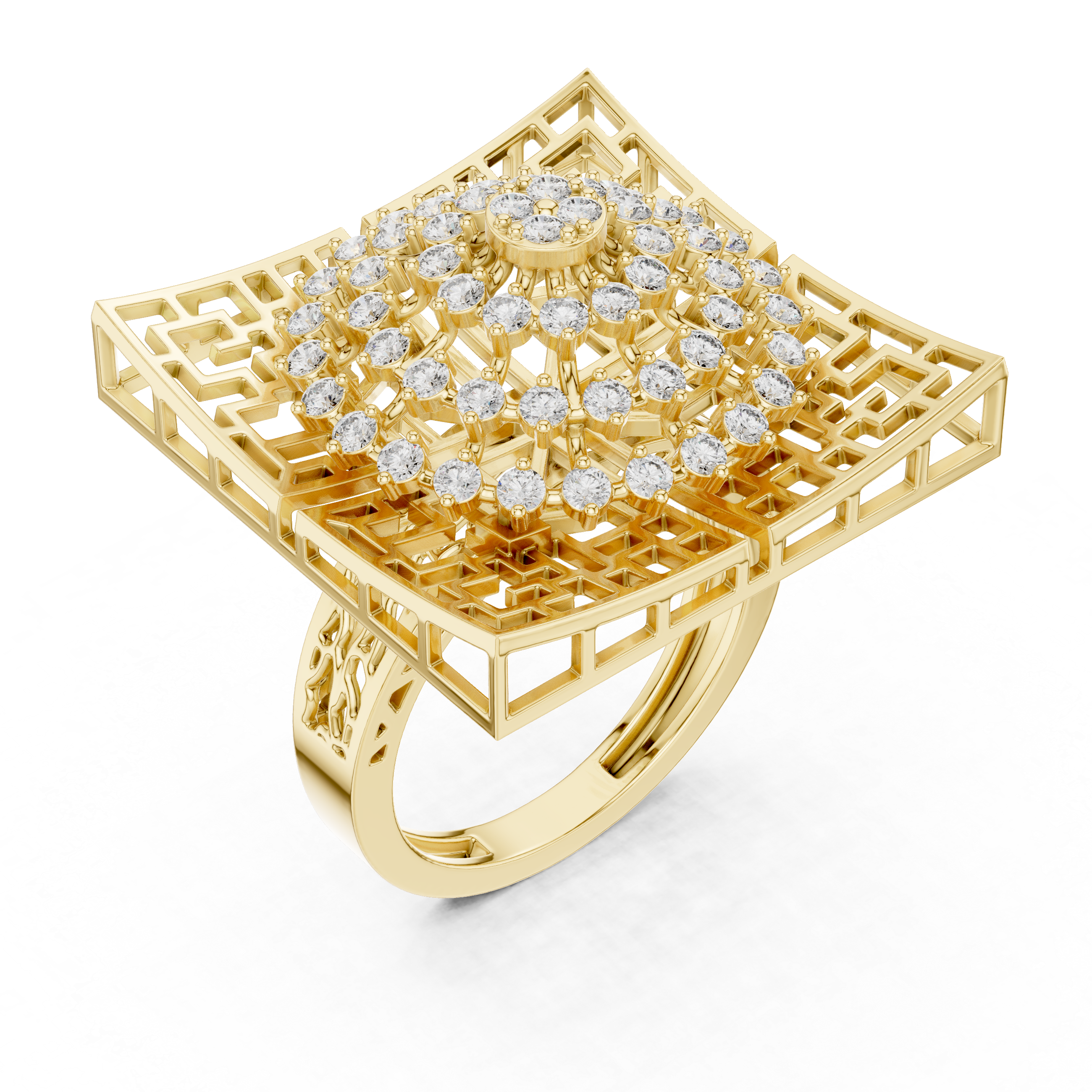 Symphony Tune lab grown diamond ring