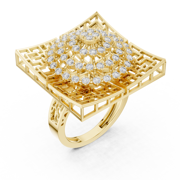 Symphony Tune lab grown diamond ring
