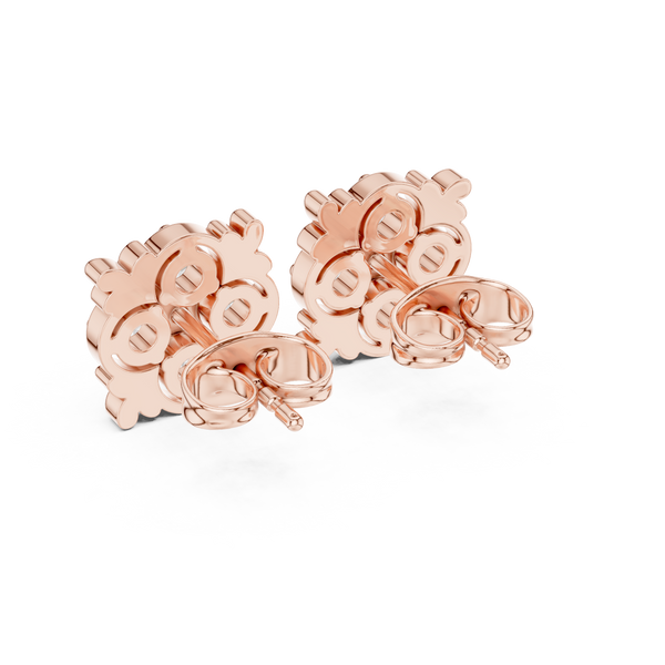 Twin Flame lab grown diamond earring design