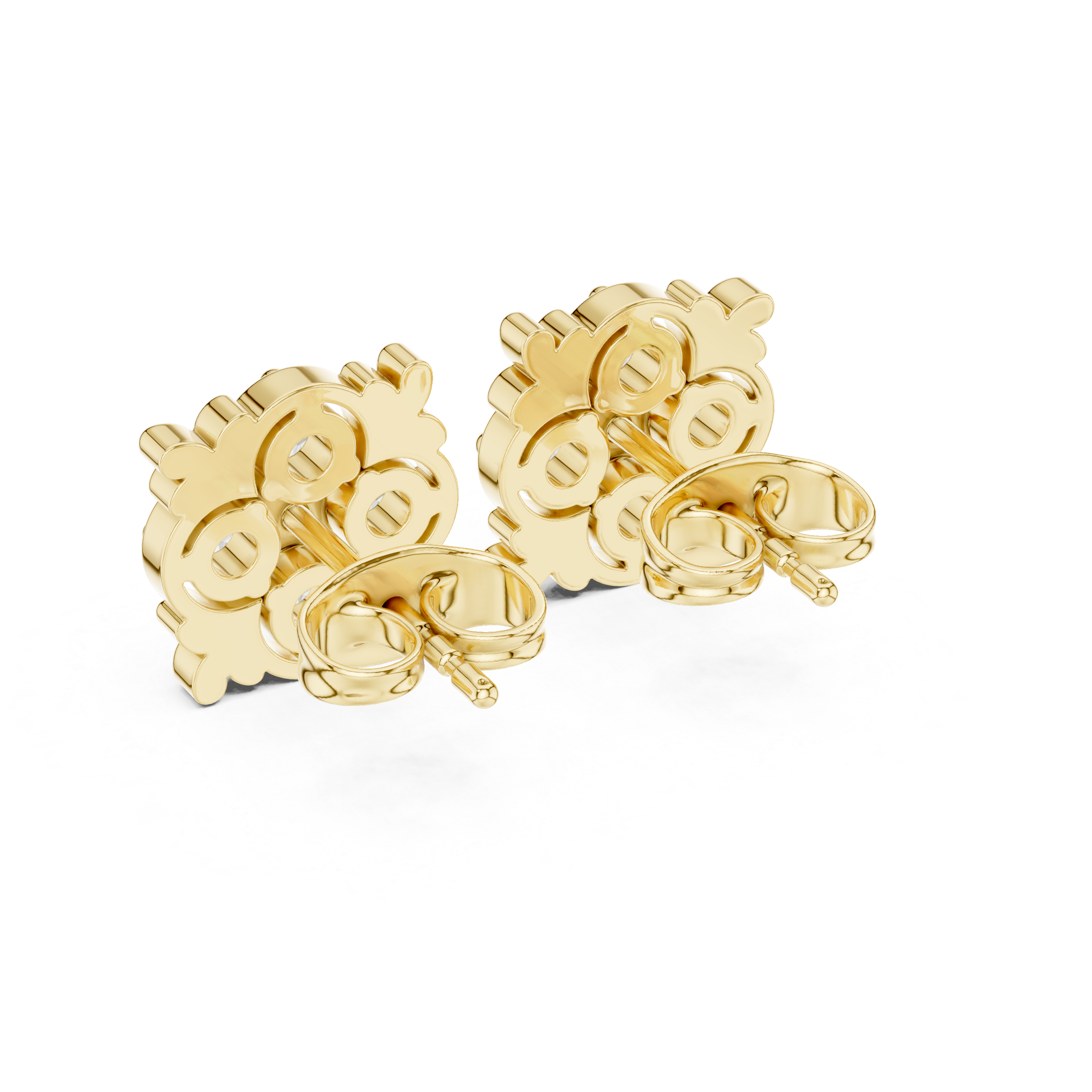 Twin Flame lab grown diamond earring design