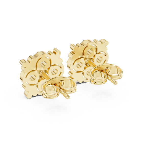 Twin Flame lab grown diamond earring design