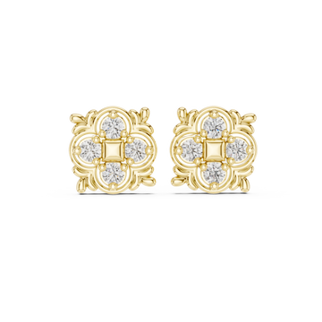 Twin Flame lab grown diamond earring design