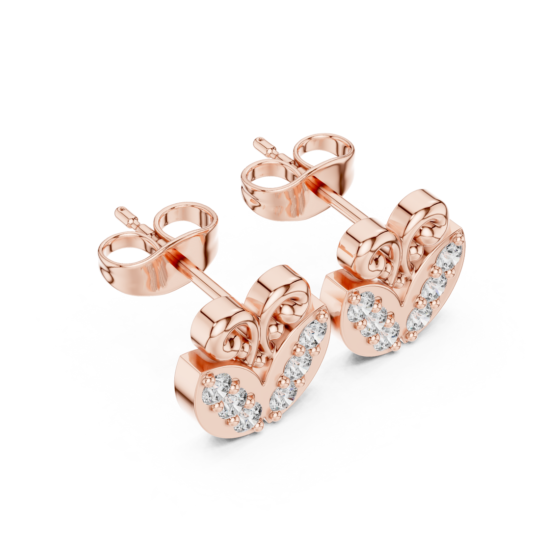 Local Charm lab grown diamond earring design