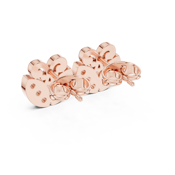 Local Charm lab grown diamond earring design