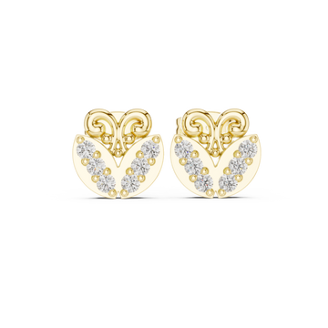 Local Charm lab grown diamond earring design