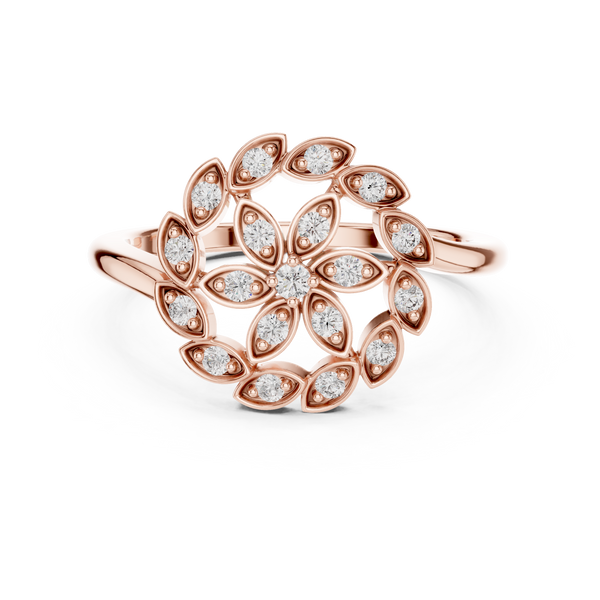 Summit Peak lab grown diamond ring