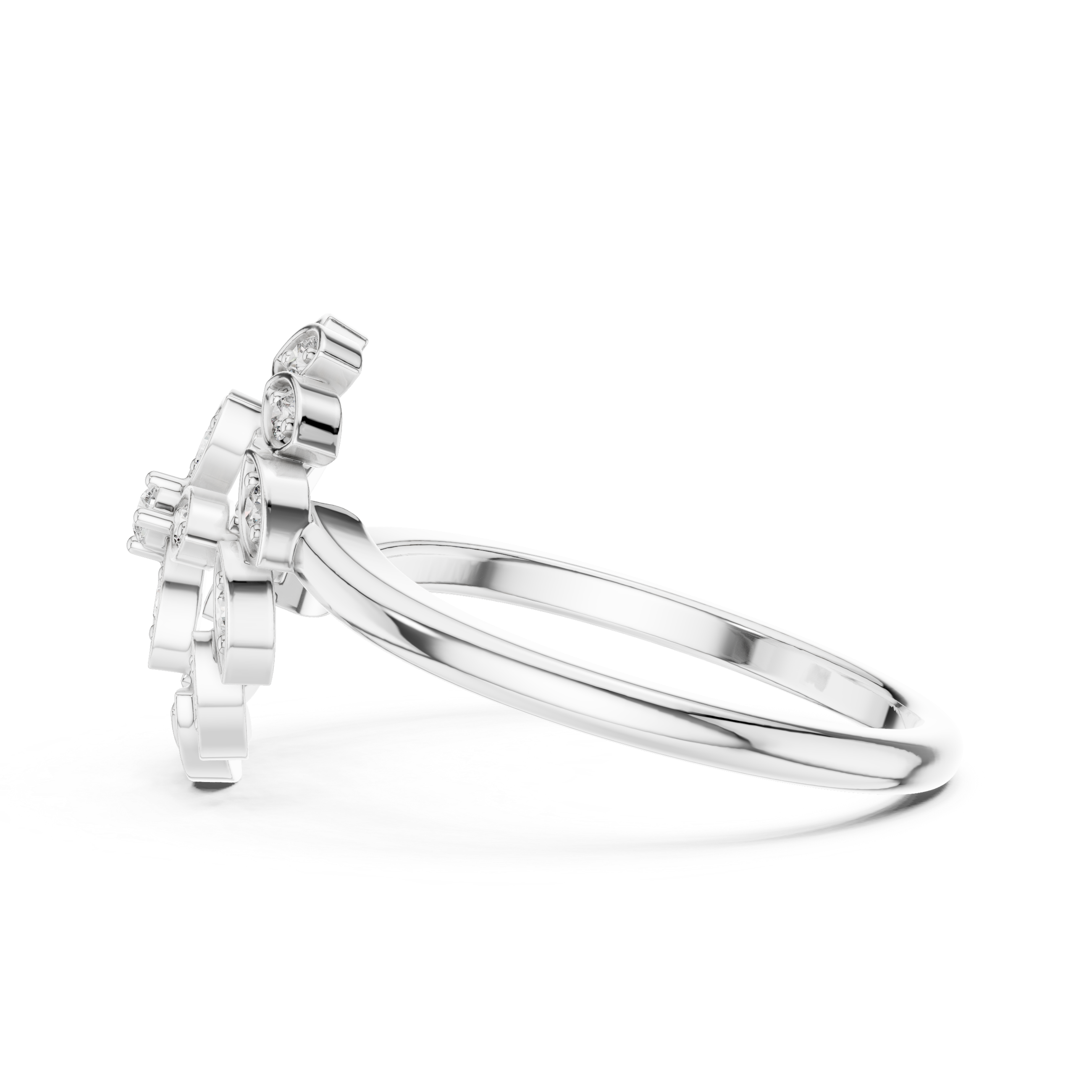 Summit Peak lab grown diamond ring