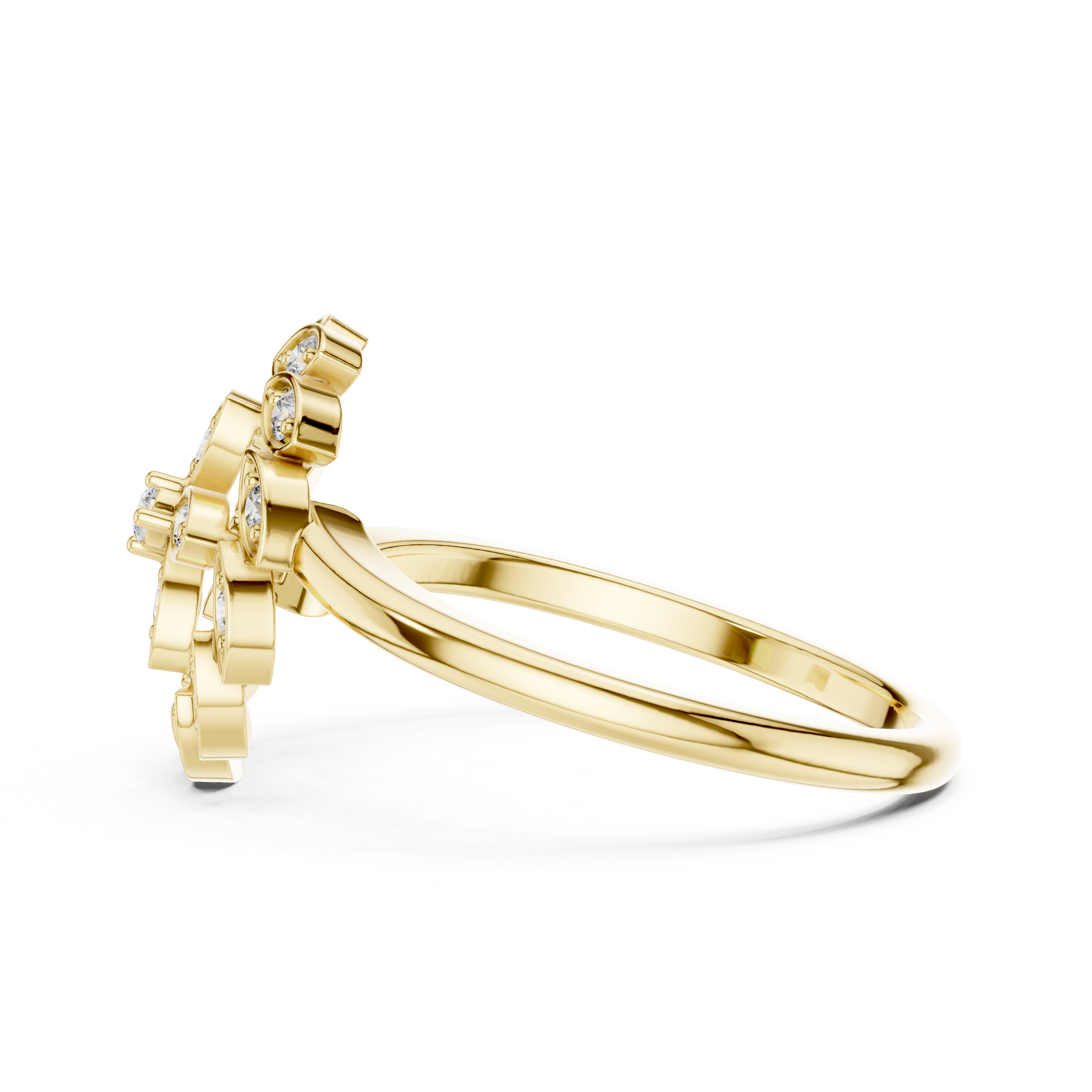 Summit Peak lab grown diamond ring