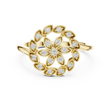 Summit Peak lab grown diamond ring