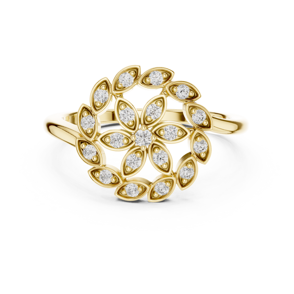 Summit Peak lab grown diamond ring