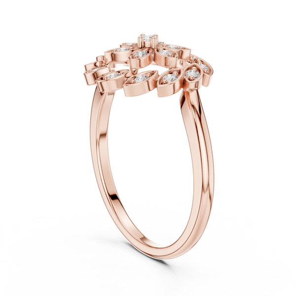 Summit Peak lab grown diamond ring