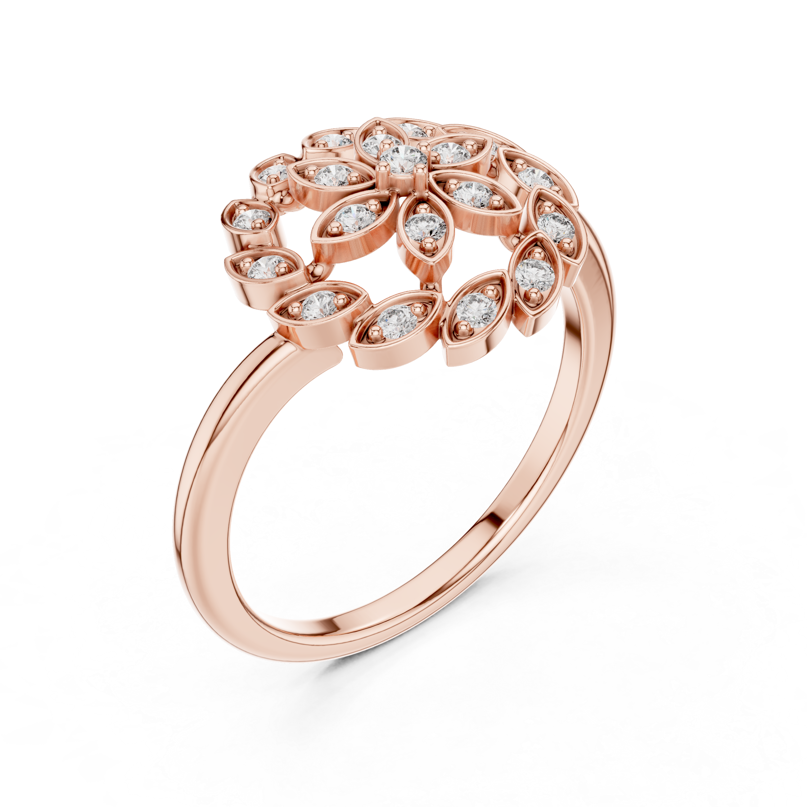 Summit Peak lab grown diamond ring