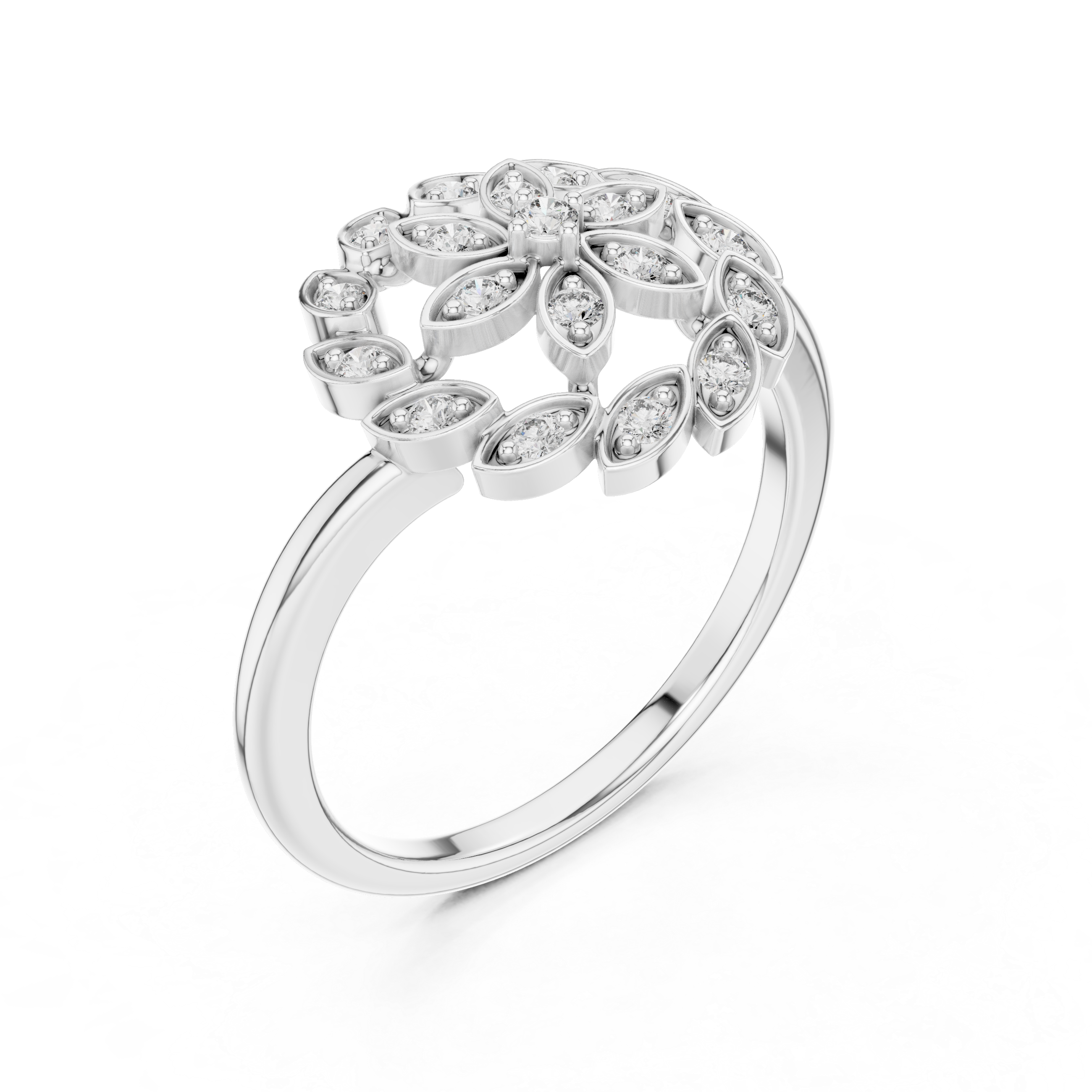 Summit Peak lab grown diamond ring