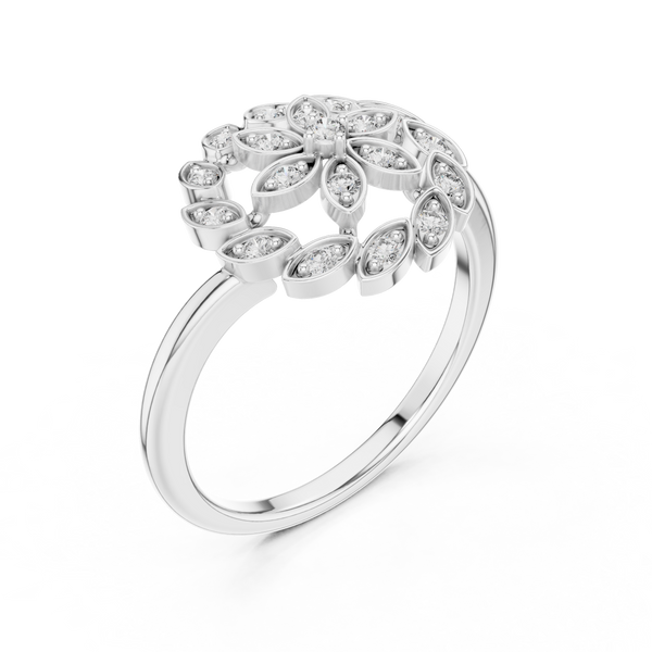 Summit Peak lab grown diamond ring