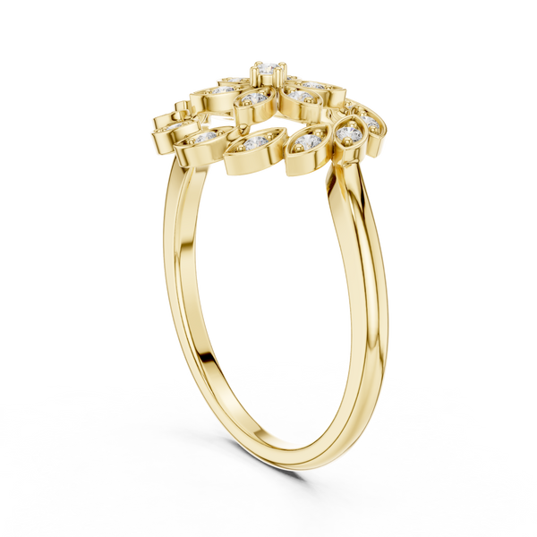 Summit Peak lab grown diamond ring