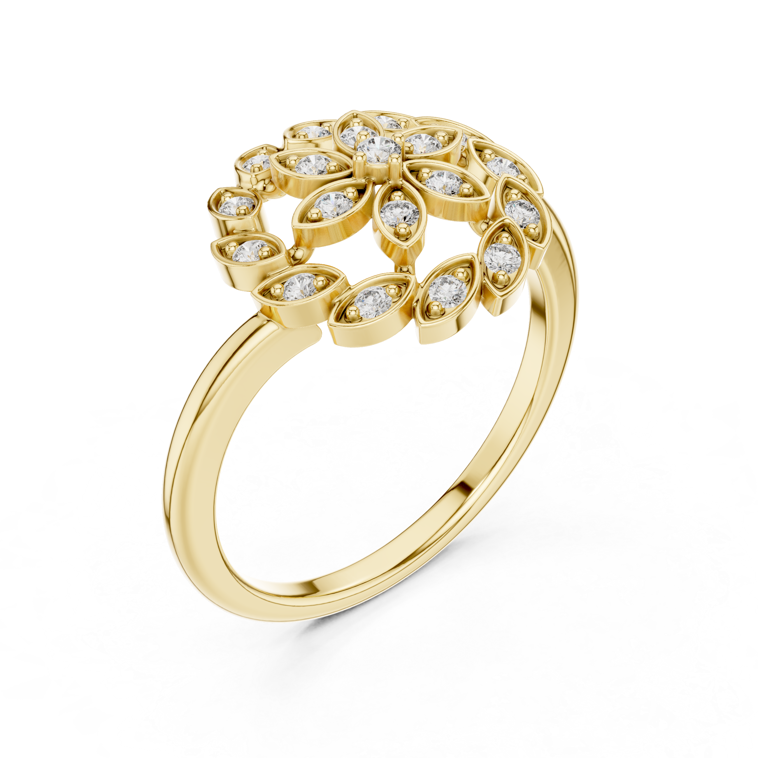 Summit Peak lab grown diamond ring