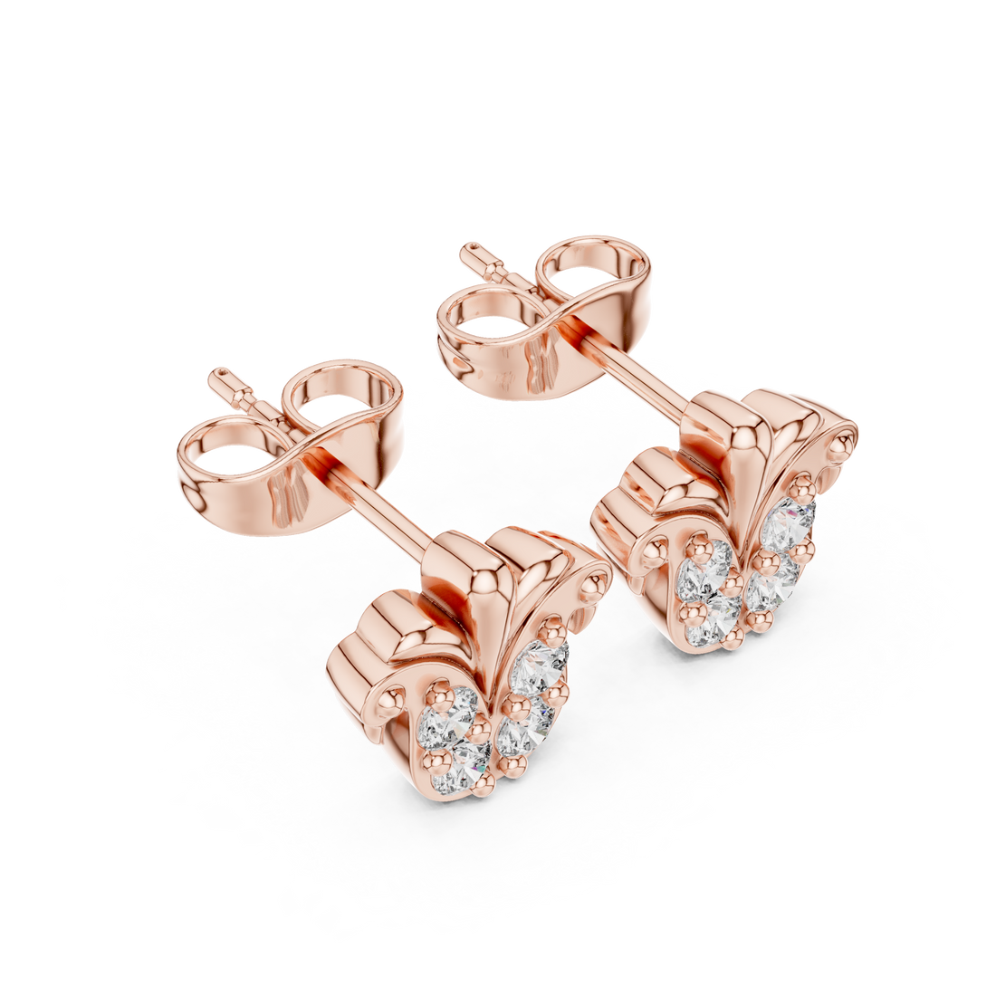 Tailor Made lab grown diamond earring design