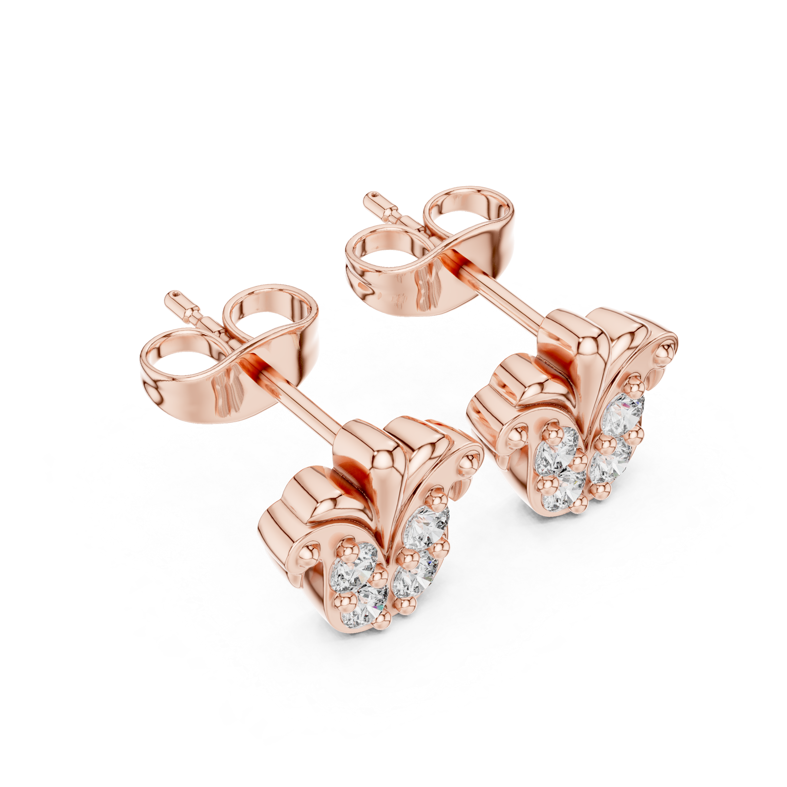Tailor Made lab grown diamond earring design