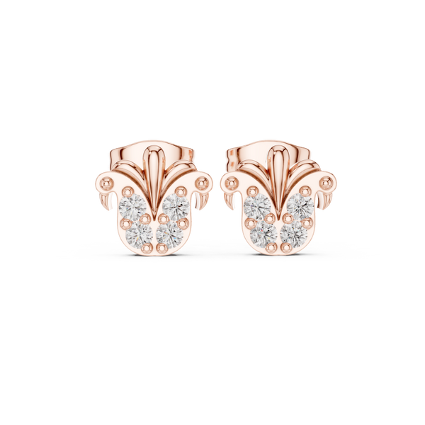 Tailor Made lab grown diamond earring design