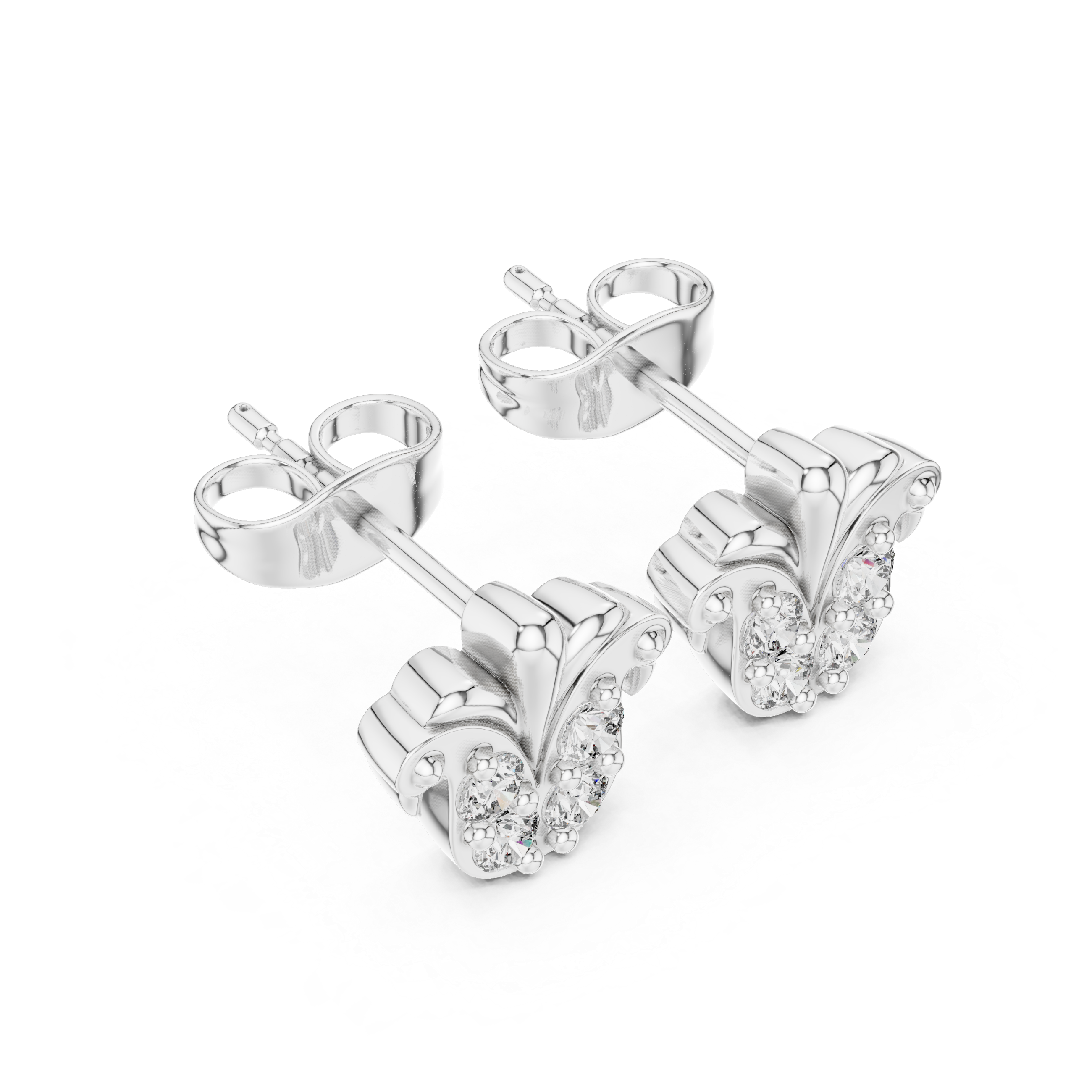 Tailor Made lab grown diamond earring design
