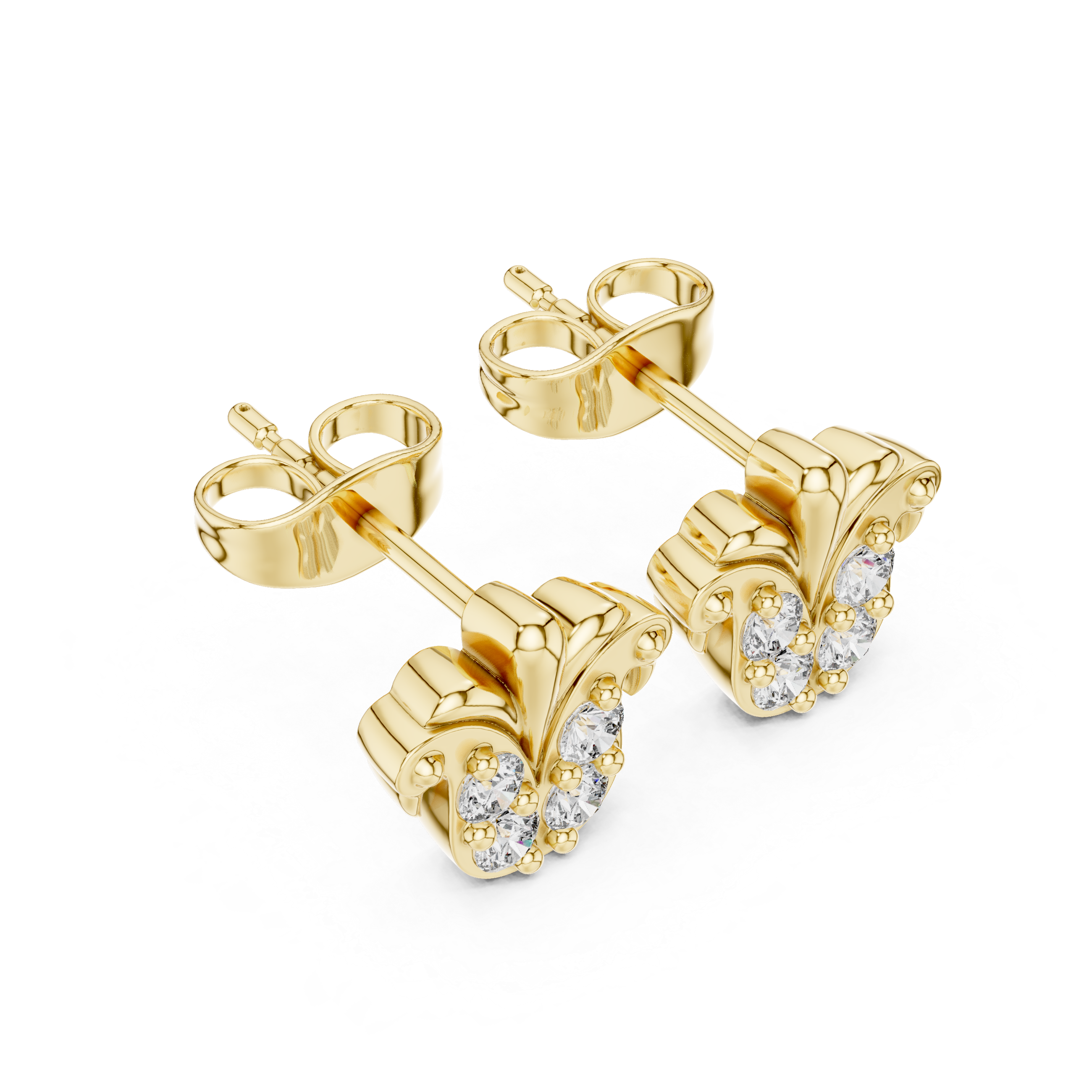 Tailor Made lab grown diamond earring design