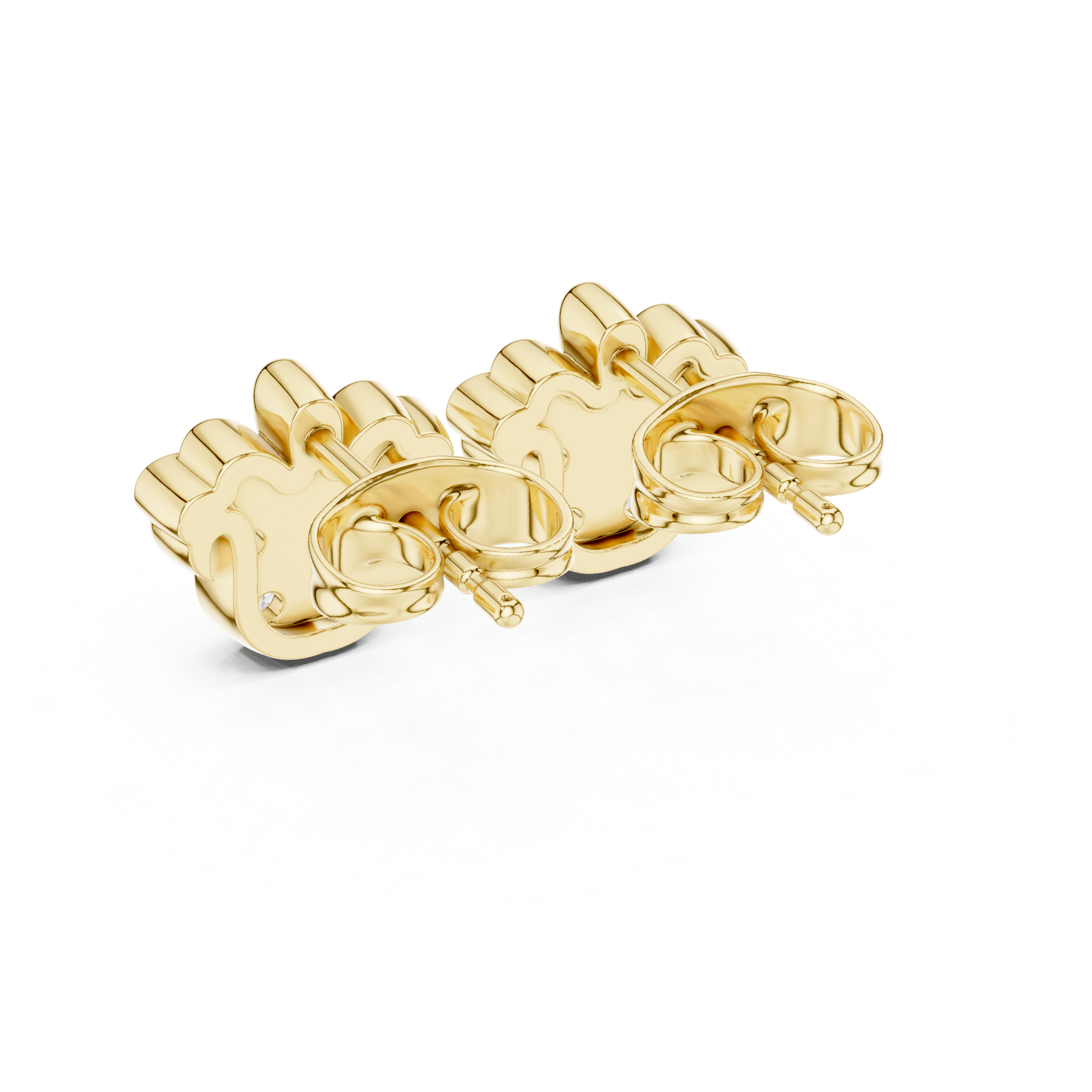 Tailor Made lab grown diamond earring design