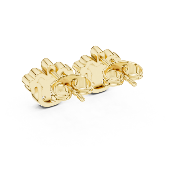 Tailor Made lab grown diamond earring design